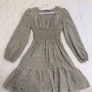 Floral Long Sleeve Dress